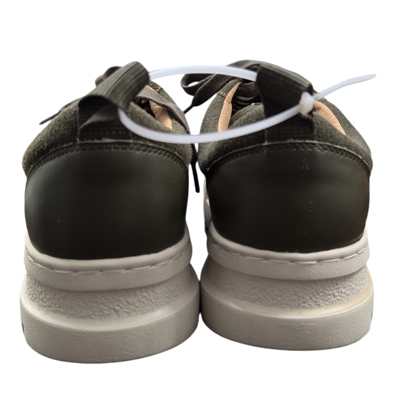 J/Slides NYC | Women's Suede Roger J/Slides Sneakers | Green-Cactus | Size 10 - Picture 8 of 15